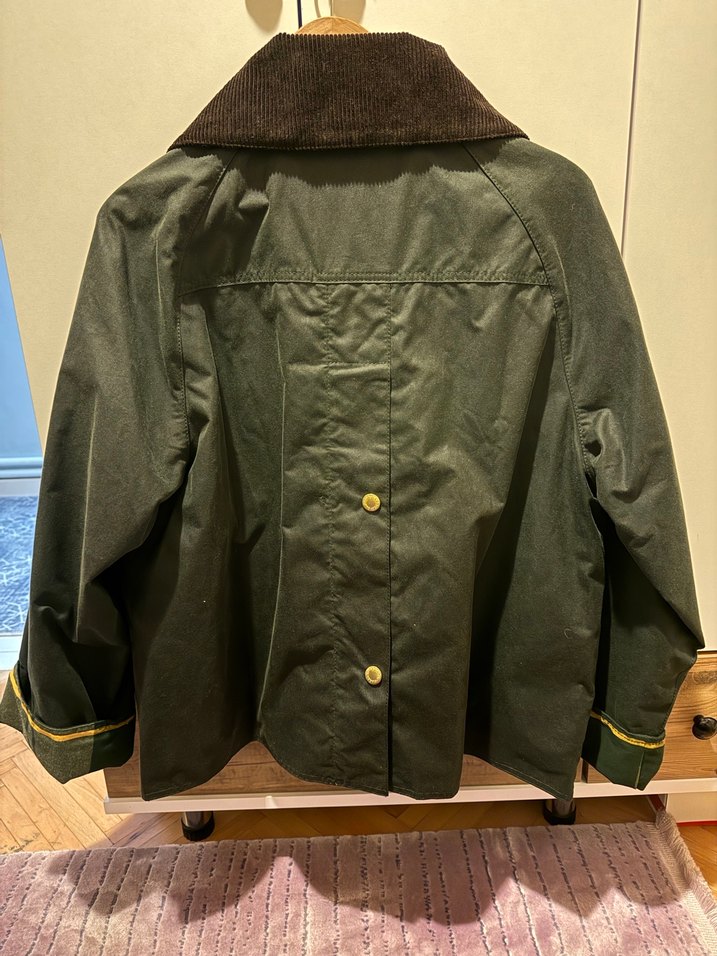 Barbour Ceket kadın catton sage - Görsel 3