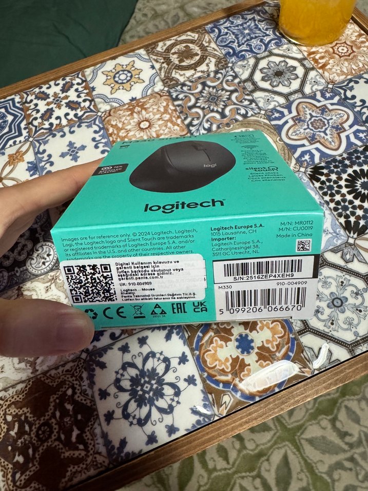 Logitech M330 Silent Kablosuz Siyah Mouse - Görsel 2