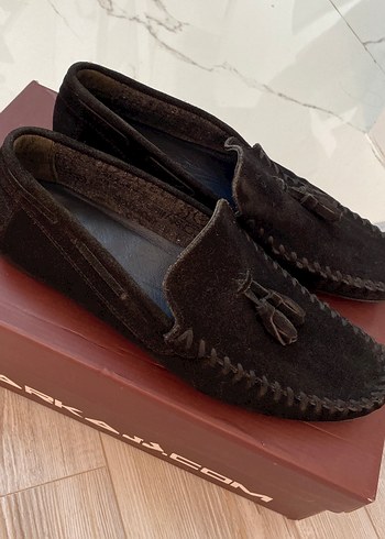 Siyah Süet Püsküllü Erkek Loafer - Görsel 2