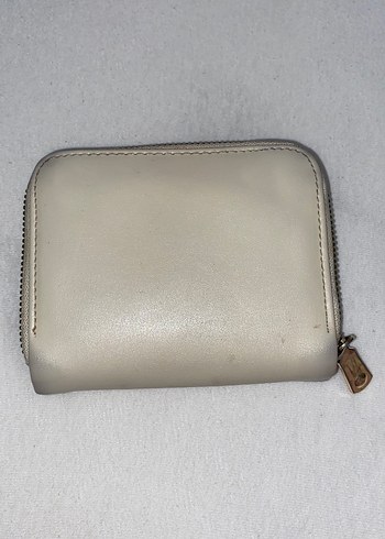 Bej Deri Fermuarlı Kadın Cüzdanı - Görsel 2