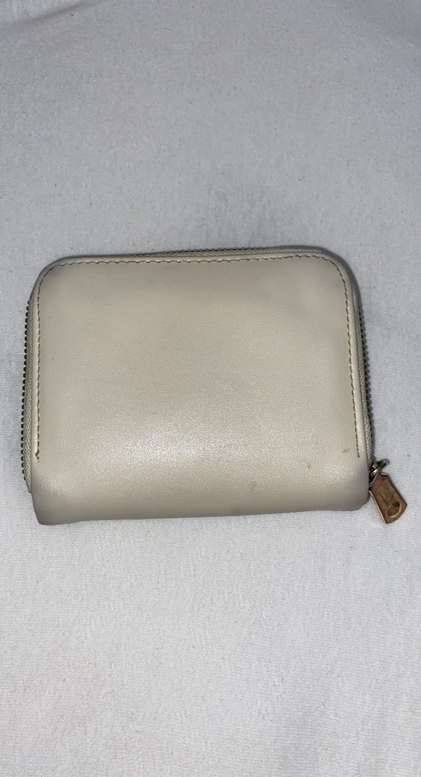 Bej Deri Fermuarlı Kadın Cüzdanı - Görsel 2