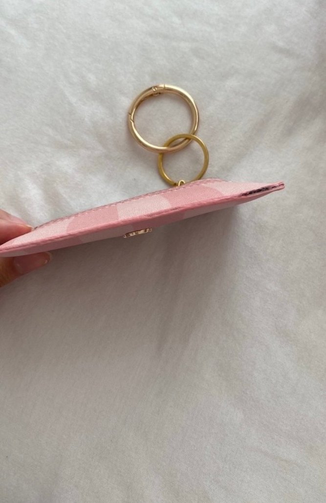 Pembe Fermuarlı Kadın Cüzdan Anahtarlık - Görsel 3