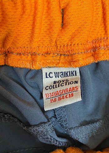 Gri Mavi Fermuarlı Erkek Deniz Şortu - Görsel 3