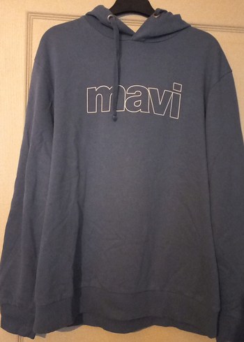 Mavi Kadın Kapüşonlu Sweatshirt