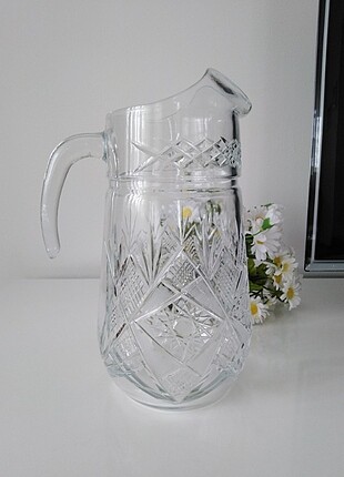 Kesme Kristal Sürahi 