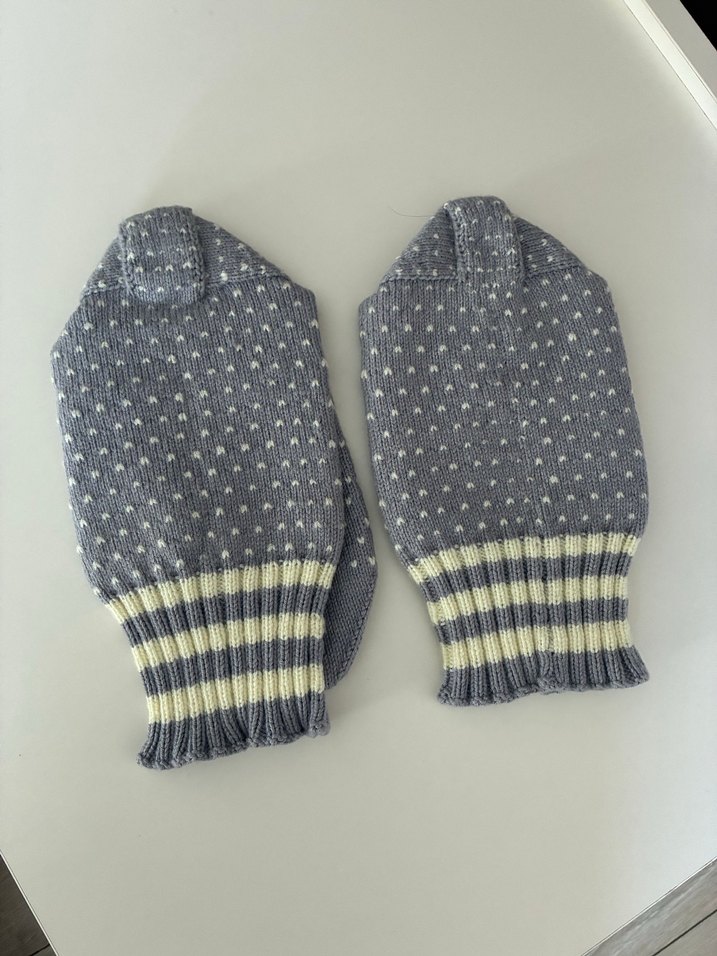 Gri Örgü Çorap - Görsel 2