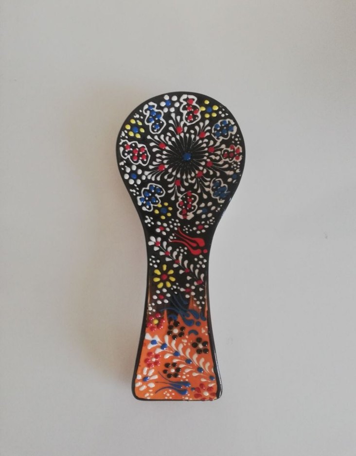 Renkli Desenli Kaşık Tutucu - Görsel 3