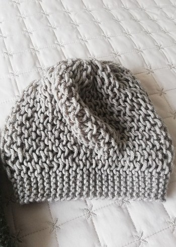 Renkli Boncuk Detaylı Örgü Boyunluk ve Bere - Görsel 7