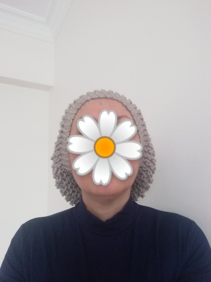 Renkli Boncuk Detaylı Örgü Boyunluk ve Bere - Görsel 2