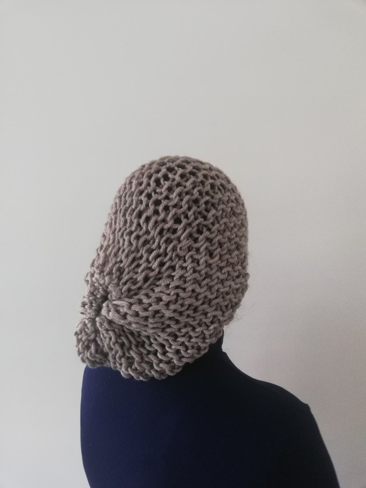 Renkli Boncuk Detaylı Örgü Boyunluk ve Bere - Görsel 3