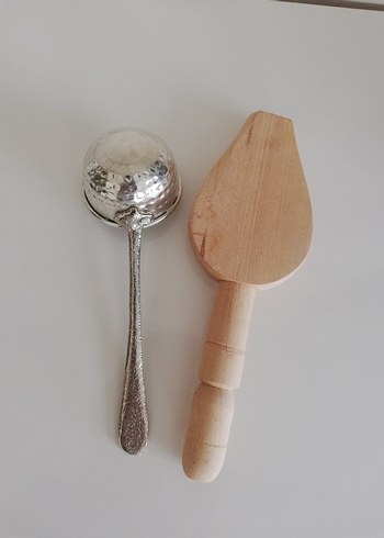 Diğer Ahşap Kömbe Kalıbı ve Metal Kepçe