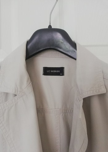 Bej Düğmeli Kadın Ceket - Görsel 8