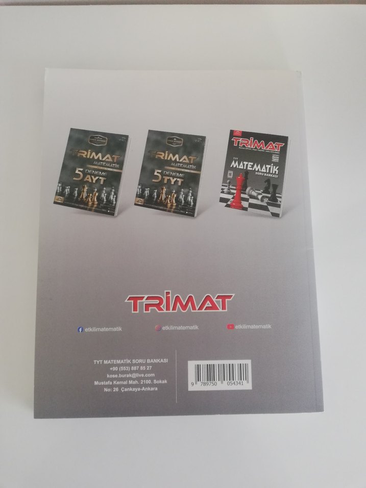 Trimat TYT Matematik Soru Bankası - Görsel 2