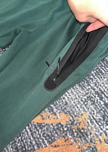 Nike Yeşil Tech Fleece Takım - Görsel 4