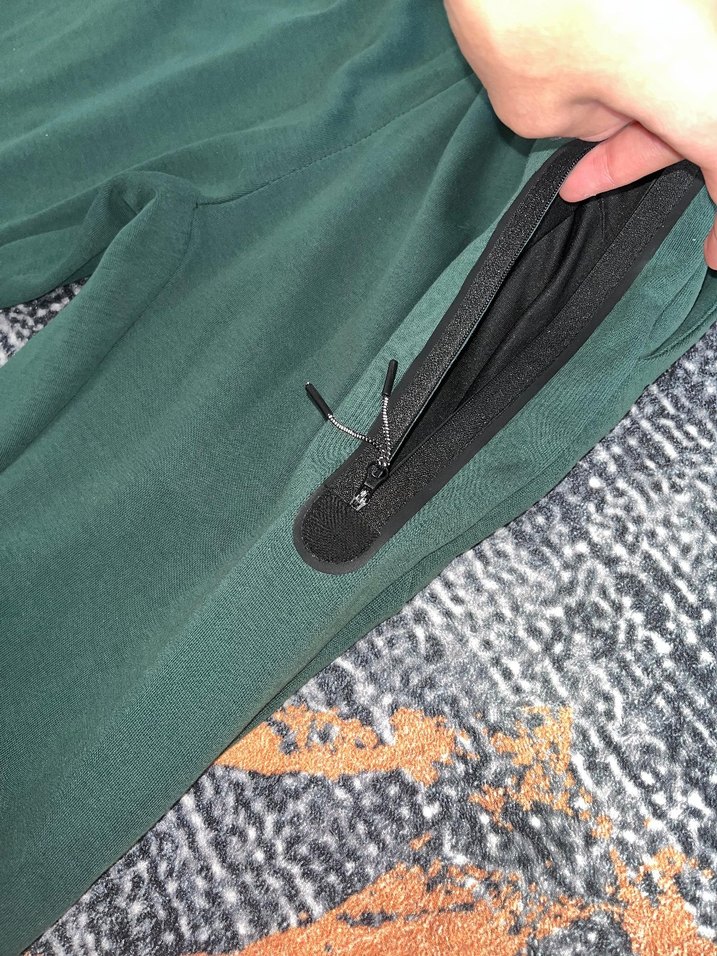 Nike Yeşil Tech Fleece Takım - Görsel 4