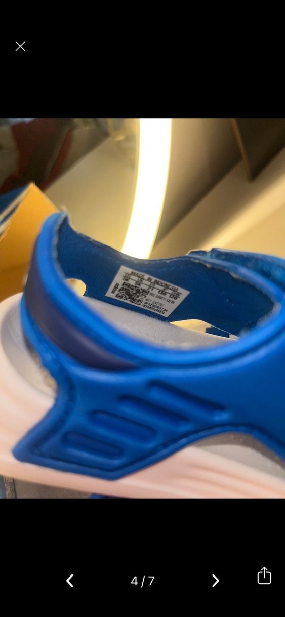 YEPYENI - ADIDAS ÇOCUK MAVİ SANDALET - Görsel 3