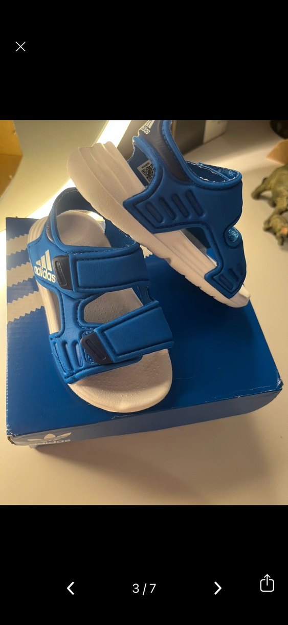 YEPYENI - ADIDAS ÇOCUK MAVİ SANDALET - Görsel 2