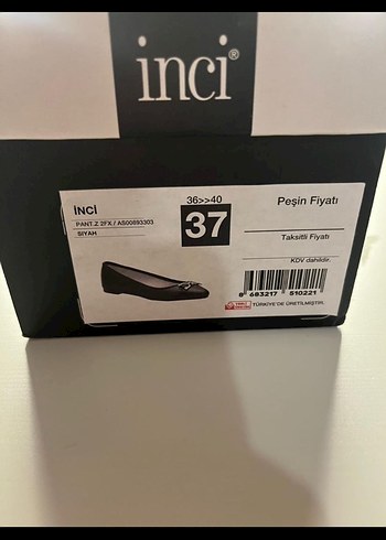 KUTUSUNDA SIFIR İNCİ MARKA TOKALI KADIN SIYAH BABET - Görsel 4