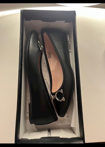 KUTUSUNDA SIFIR İNCİ MARKA TOKALI KADIN SIYAH BABET - Görsel 5