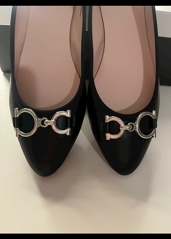 KUTUSUNDA SIFIR İNCİ MARKA TOKALI KADIN SIYAH BABET - Görsel 3