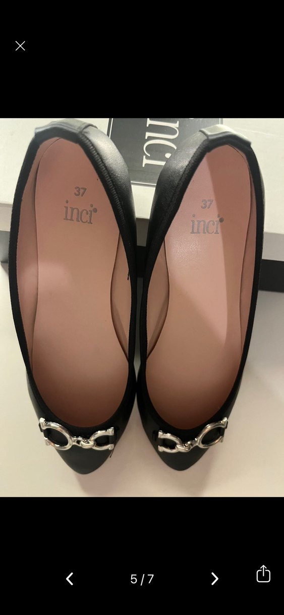 KUTUSUNDA SIFIR İNCİ MARKA TOKALI KADIN SIYAH BABET - Görsel 2