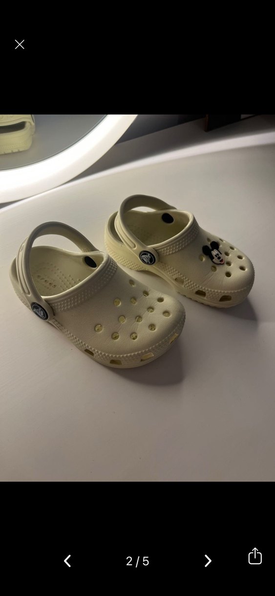 YEPYENI - CROCS BEJ ÇOCUK TERLIK/SANDALET - Görsel 2