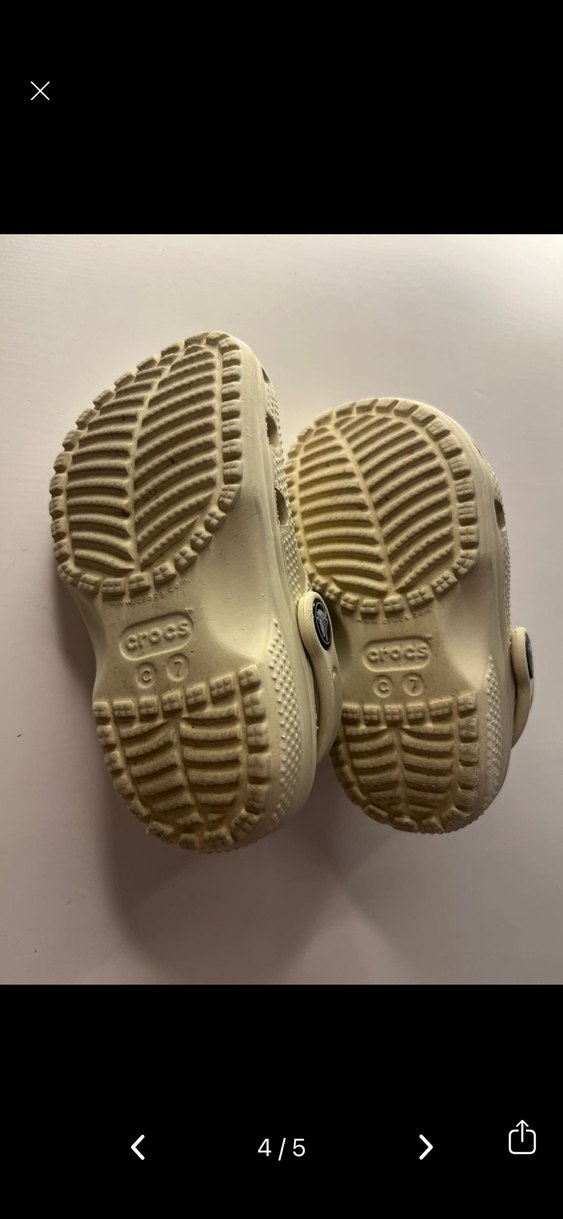 YEPYENI - CROCS BEJ ÇOCUK TERLIK/SANDALET - Görsel 4