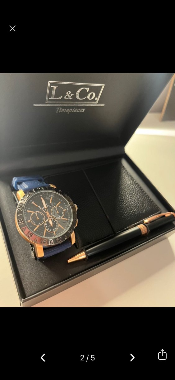 L&Co. SAAT CÜZDAN KALEM HEDIYE KUTUSU - Görsel 2