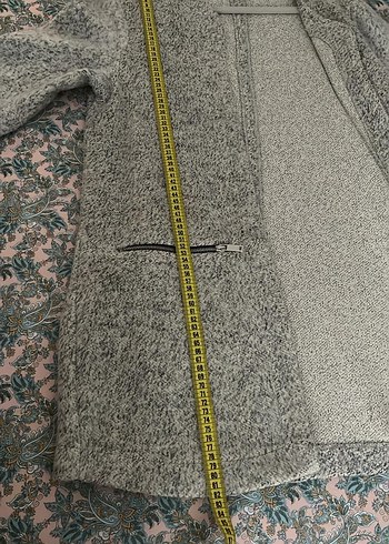 YENI - STRADIVARIUS GRI MEVSIMLIK KABAN - Görsel 4