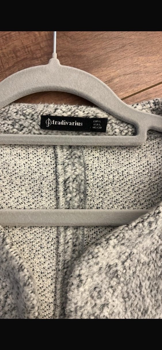 YENI - STRADIVARIUS GRI MEVSIMLIK KABAN - Görsel 2