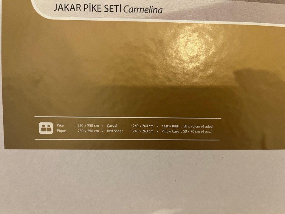 TAÇ ÇEYİZ PİKE SETİ - Görsel 2