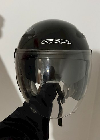 Şeffaf Vizörlü Siyah Cam Motosiklet Kaskı - Görsel 4