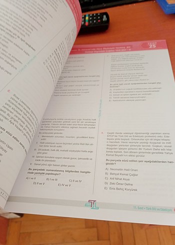  Türk Dili ve Edebiyatı 11.sınıf