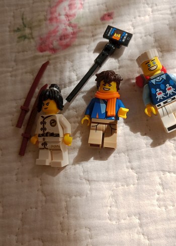 Lego Karakter Seti Beyaz ve Koyu Tonlar