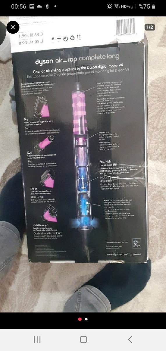 Dyson Airwrap Komple Saç Şekillendirici Mor - Görsel 2