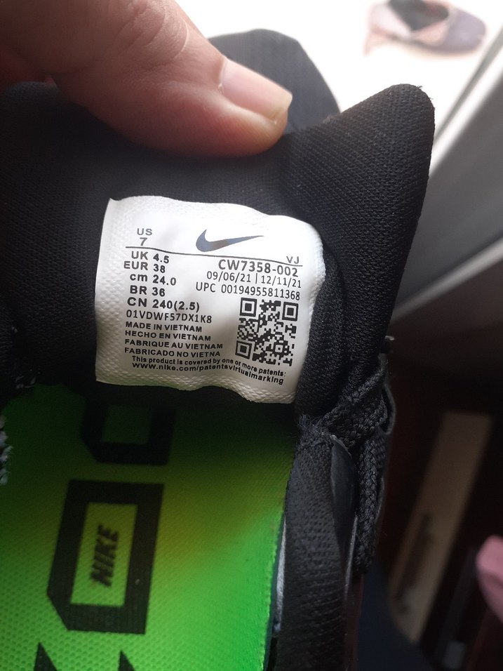 Erkek Siyah Spor Ayakkabı Velcro Detaylı - Görsel 4