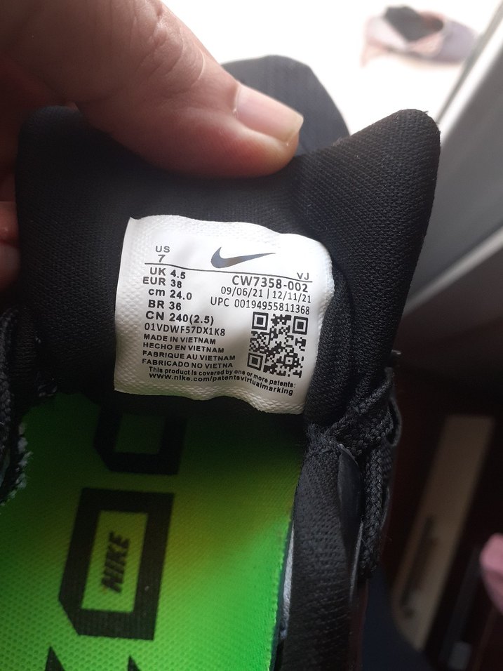 Erkek Siyah Spor Ayakkabı Velcro Detaylı - Görsel 5