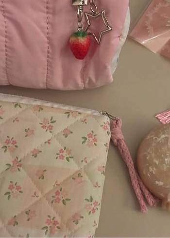 Nakışlı Pembe kalemlik - Görsel 2