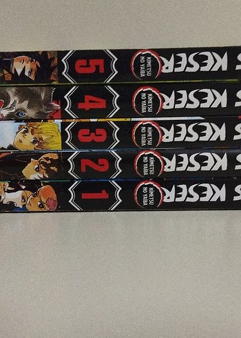 Kimetsu No Yaiba Manga Seti 1-5 Cilt
