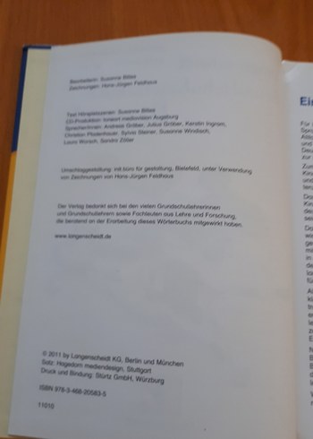 Beden Langenscheidt Almanca İlkokul Sözlüğü