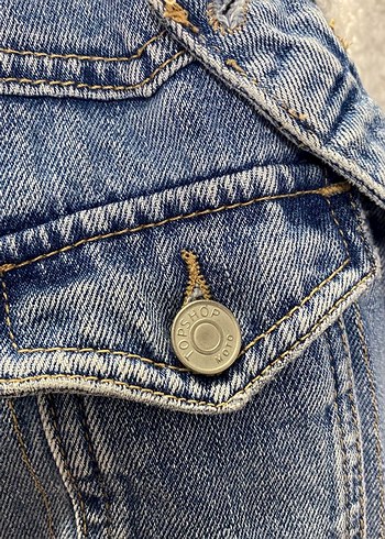 TOPSHOP Mavi Kadın Denim Ceket