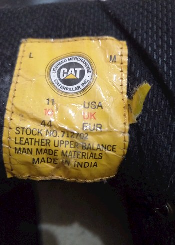 Siyah Deri Cat bot - Görsel 6