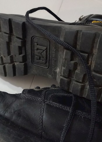 Siyah Deri Cat bot - Görsel 5