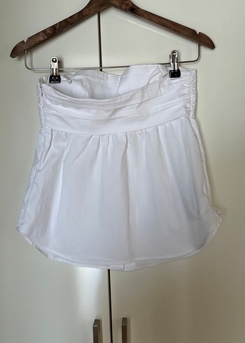 xs Beden Zara xs beden,düğme detaylı straplez bluz