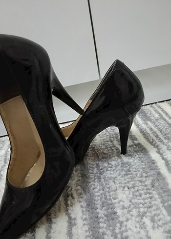 36 Beden siyah Renk Siyah Rugan Stiletto