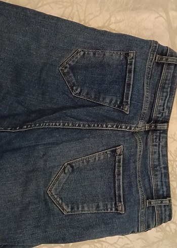30 Beden mavi Renk Gri Mavi Kadın Denim Jean Pantolon