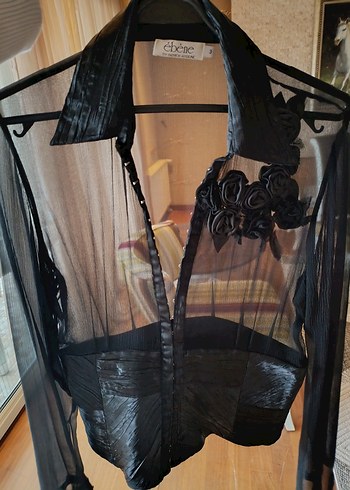 Siyah şık gömlek - Görsel 2