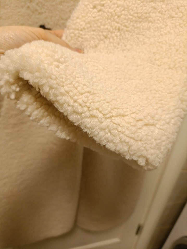 Zara Beyaz Uzun Teddy Kadın Kaban - Görsel 5