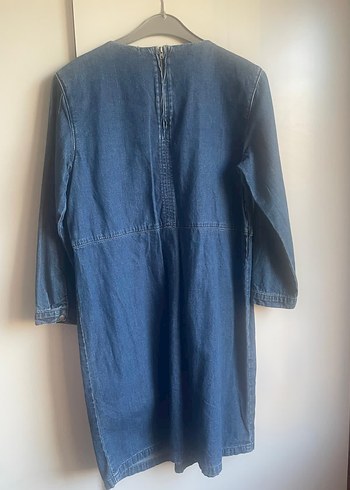 Topshop Topshop 34 Nakışlı Kot Elbise