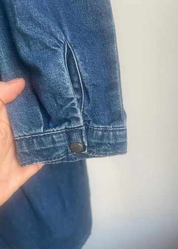 34 Beden Topshop 34 Nakışlı Kot Elbise